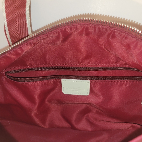 VGUC DIOR top handle Canvas Boston bag #2 - Picture 6 of 8